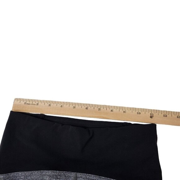 Lululemon Womens On Your Mark Crop Leggings 4 Heathered Gray Black Athleisure - Picture 11 of 14